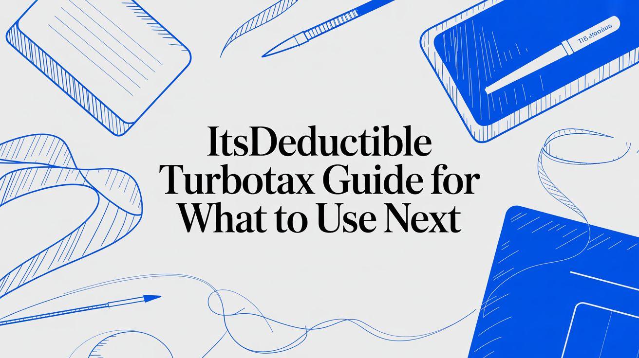 ItsDeductible TurboTax Guide for What to Use Next